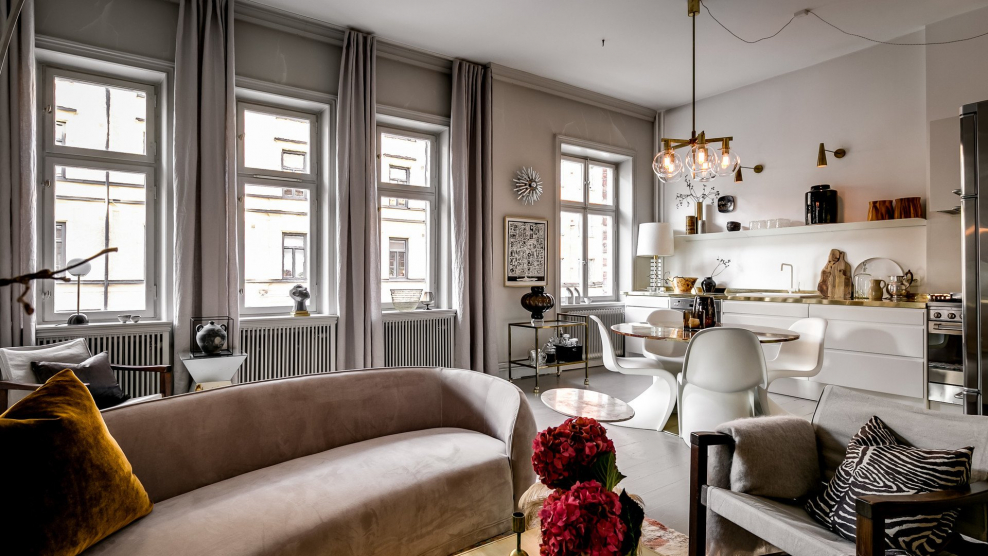 Уютный интерьер в скандинавском стиле