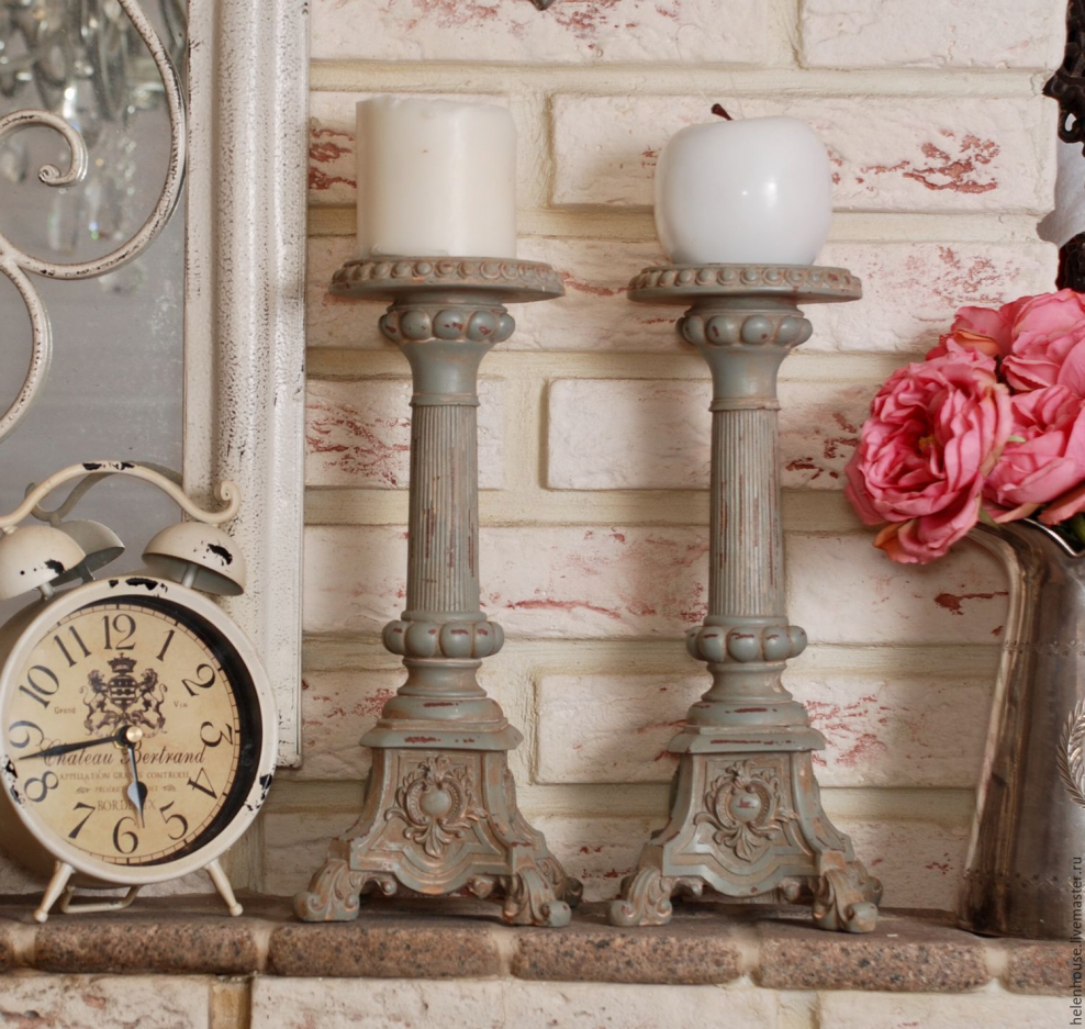 Подсвечники в стиле Прованс
