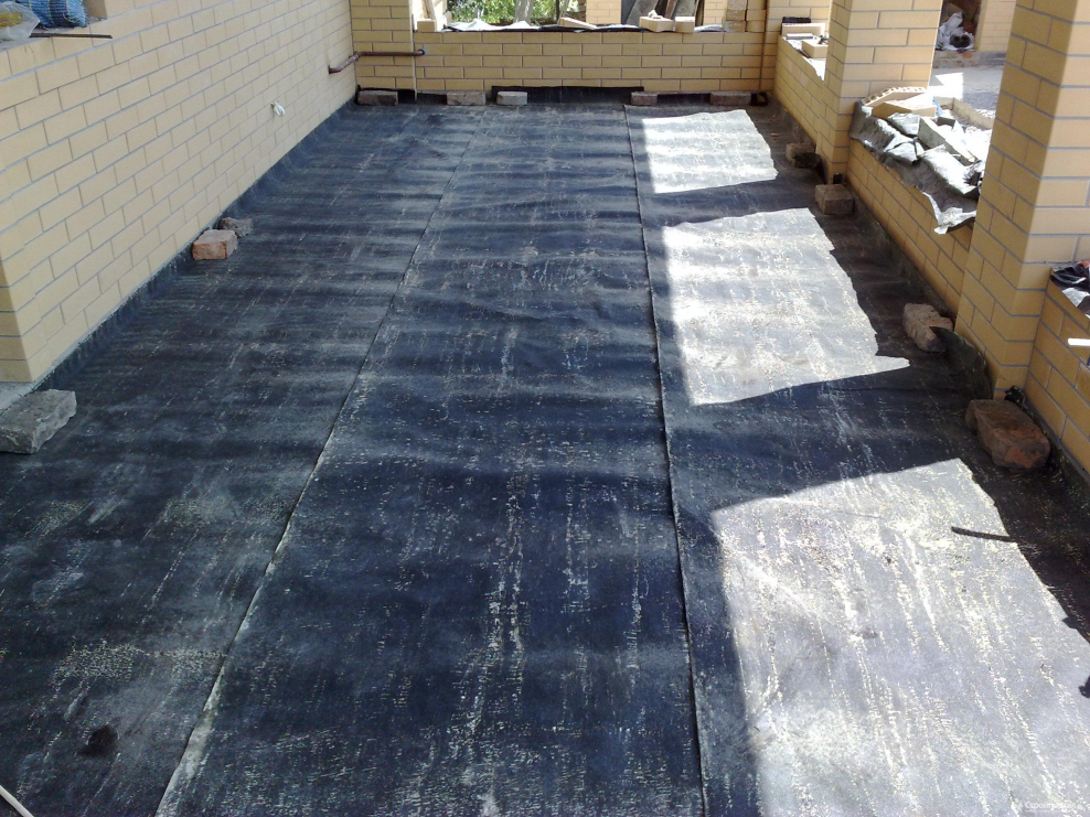 Гидроизоляция бетонного чернового пола