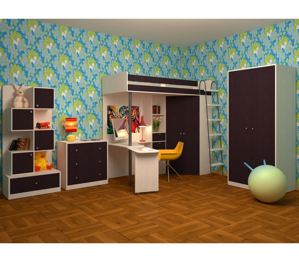 Кровать-чердак м85 РВ-мебель