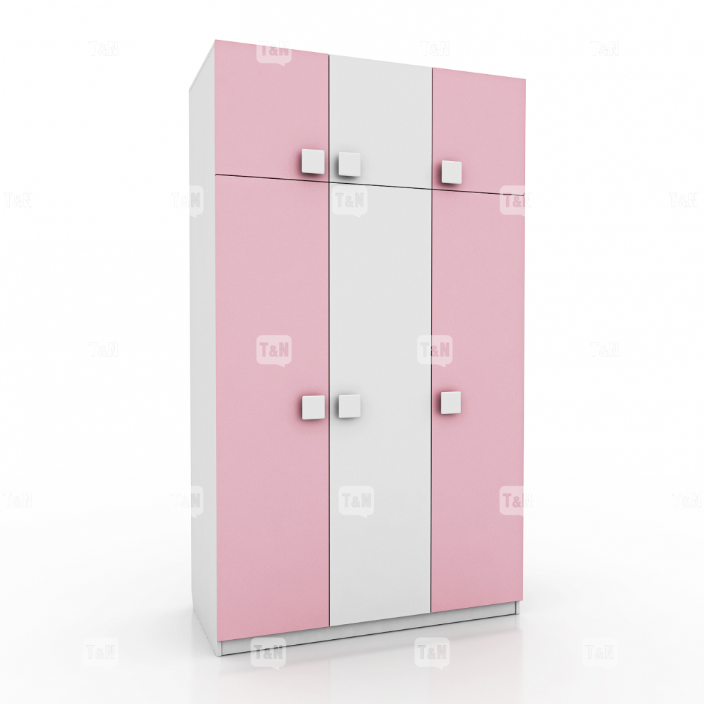 Розовый шкаф для девочки