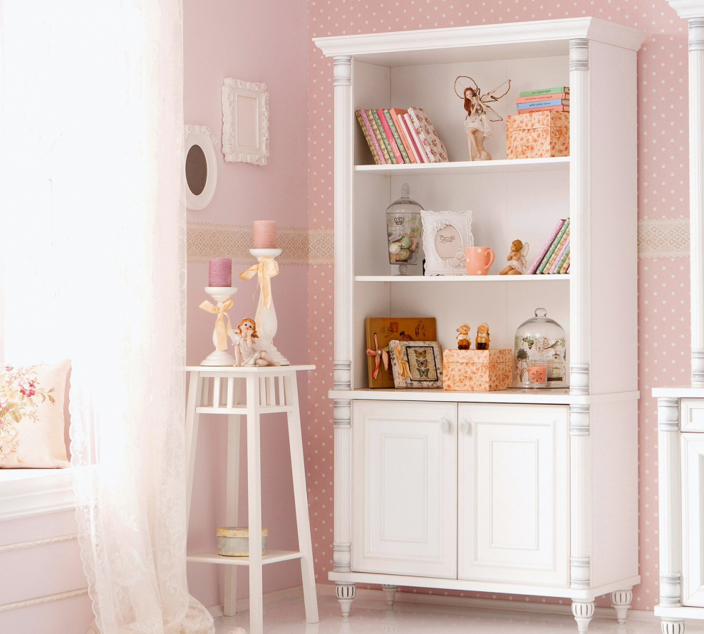 Стеллаж Cilek Romantic белый