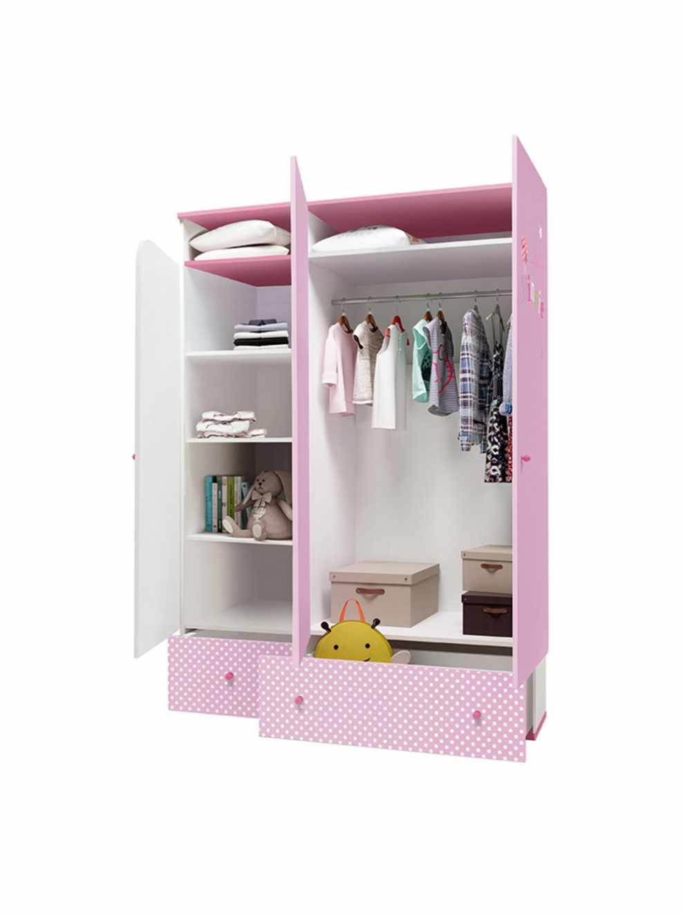 Детский шкаф Polini Disney