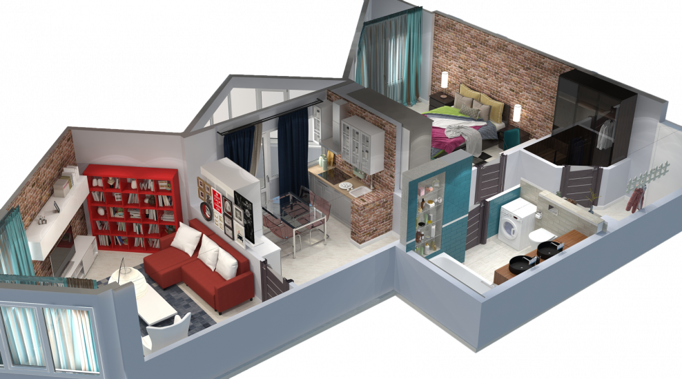 Трехмерная визуализация интерьера