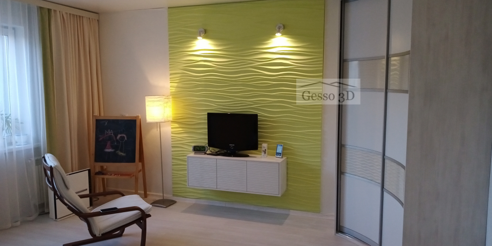 3 Д панель ротанг