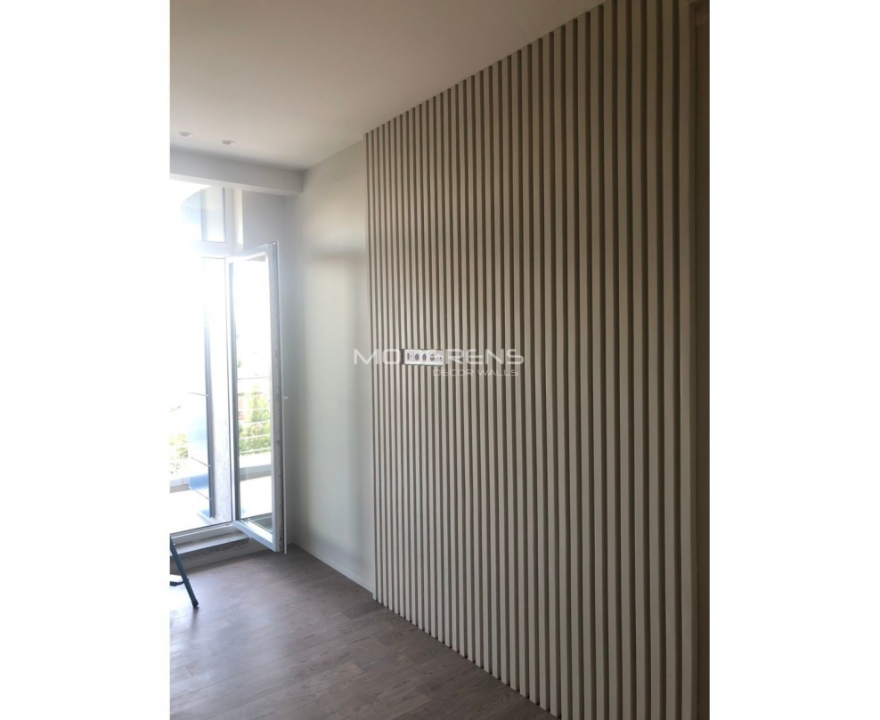 Гипсовая стеновая панель под рейки