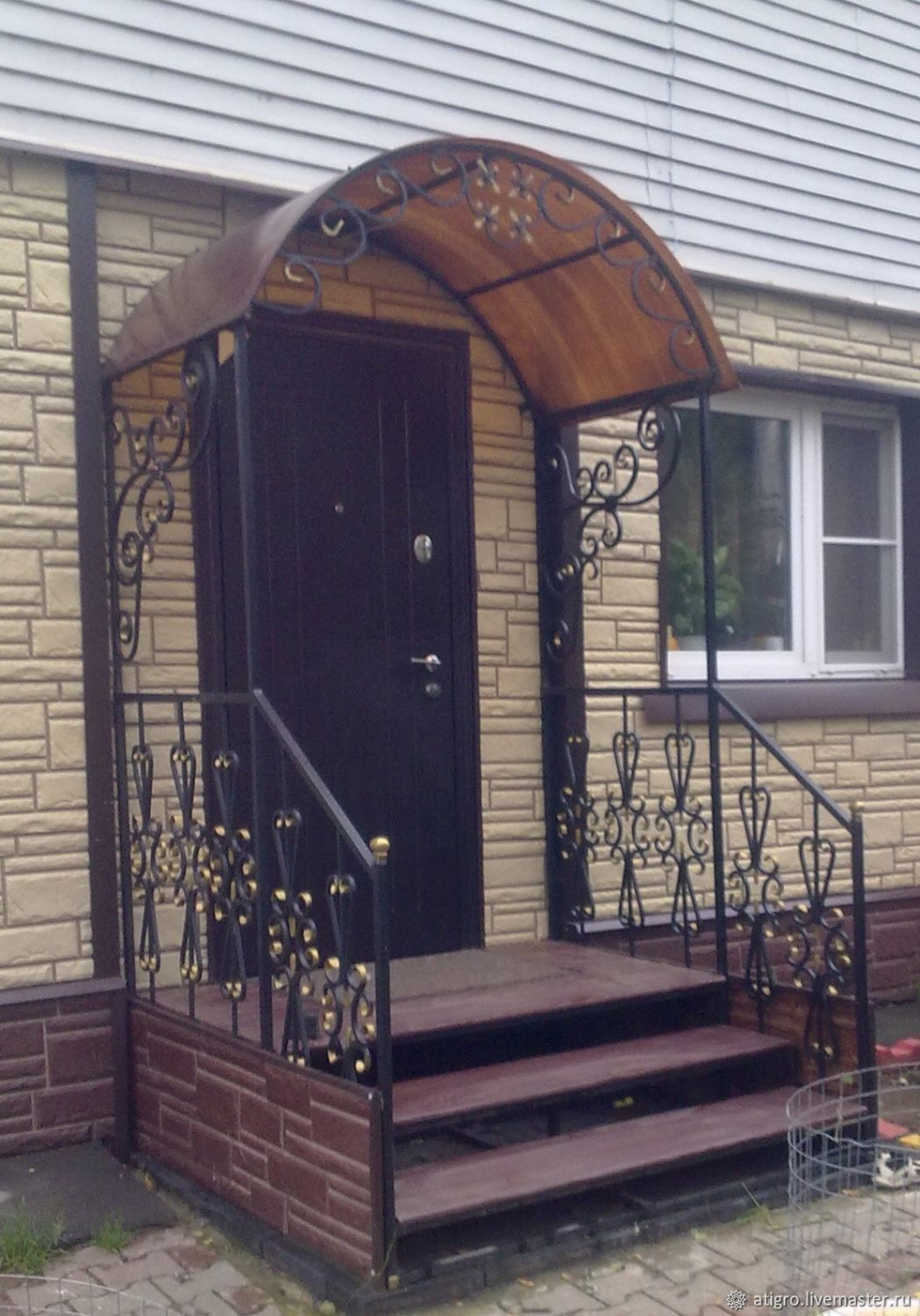 Кованое крыльцо