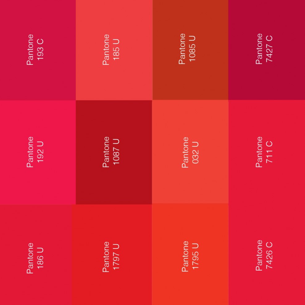 Красный пантон 185c