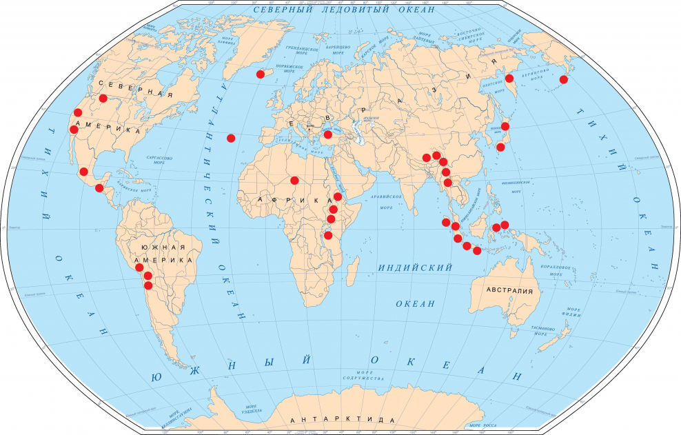 Цветовая палитра с красным цветом