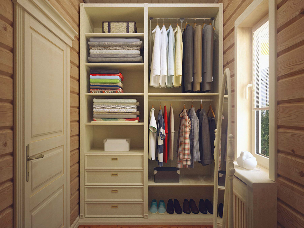 Гардеробная на даче