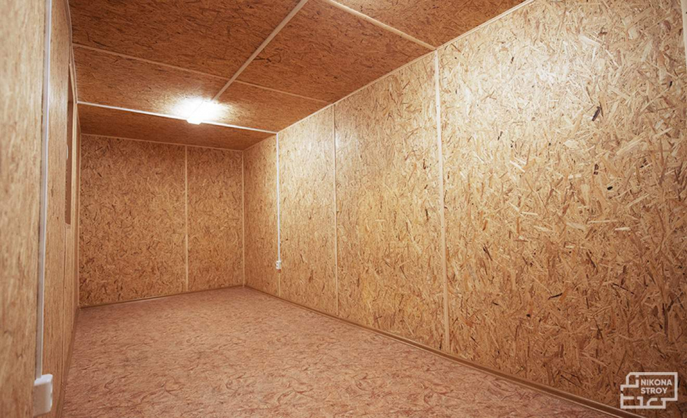 Отделка стен ОСП