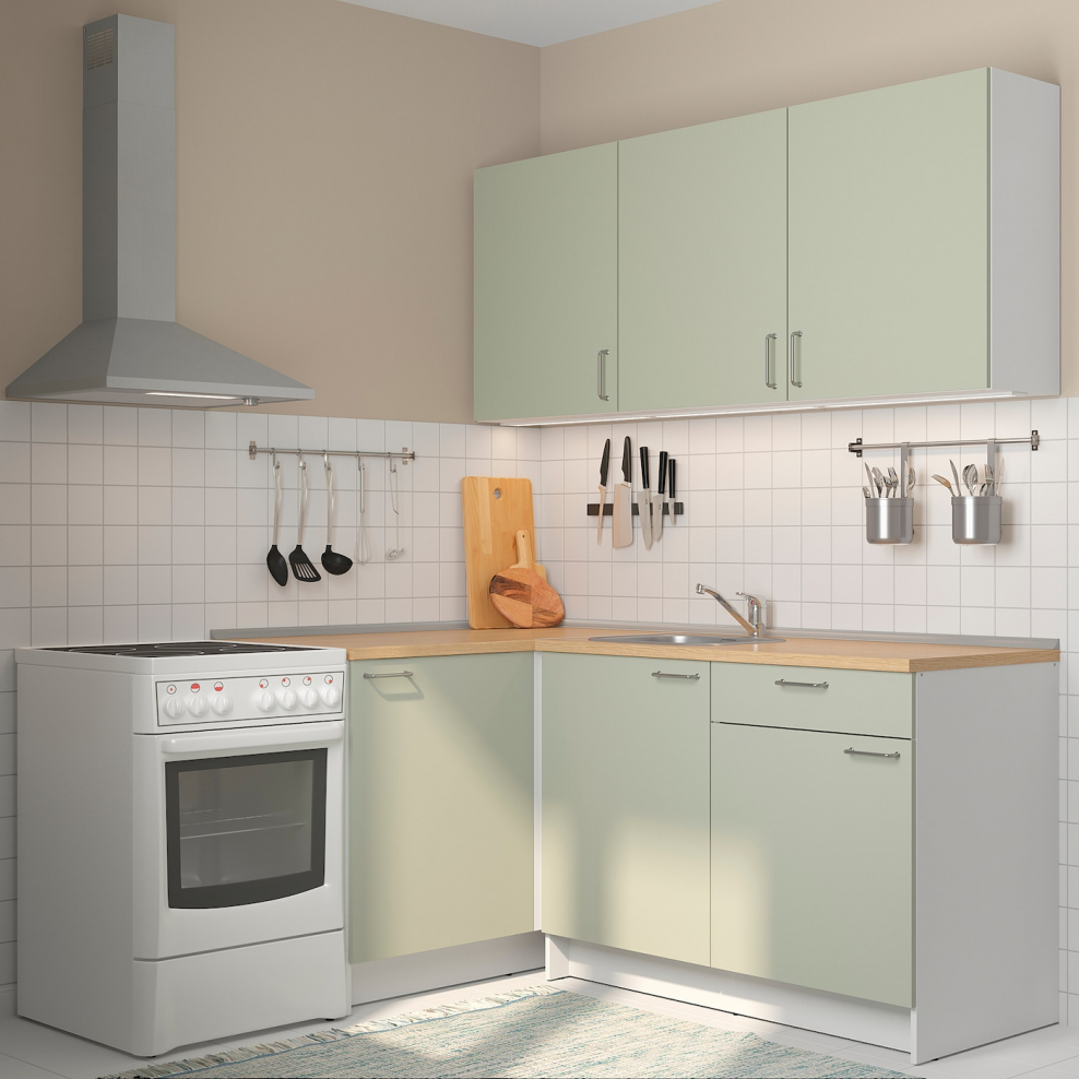 Кухня икеа КНОКСХУЛЬТ белая