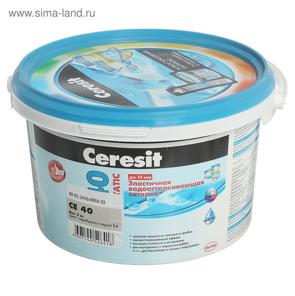 Затирка Ceresit ce 33 палитра