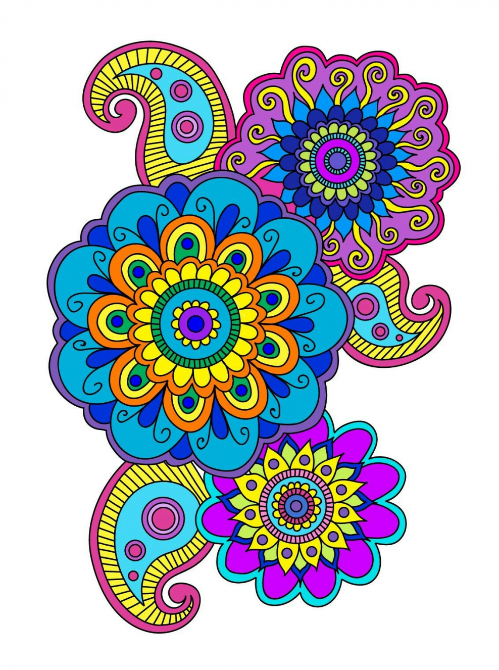 Индийские узоры и орнаменты