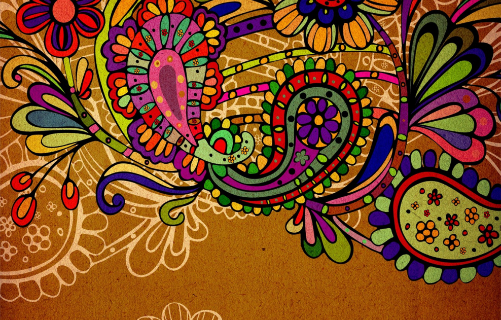 Орнамент в индийском стиле