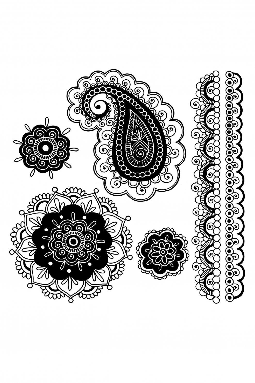 Индийские узоры и орнаменты