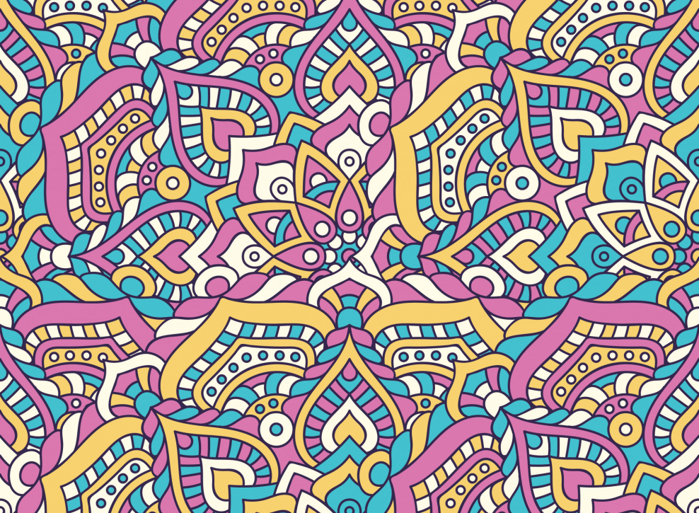 Цветной орнамент