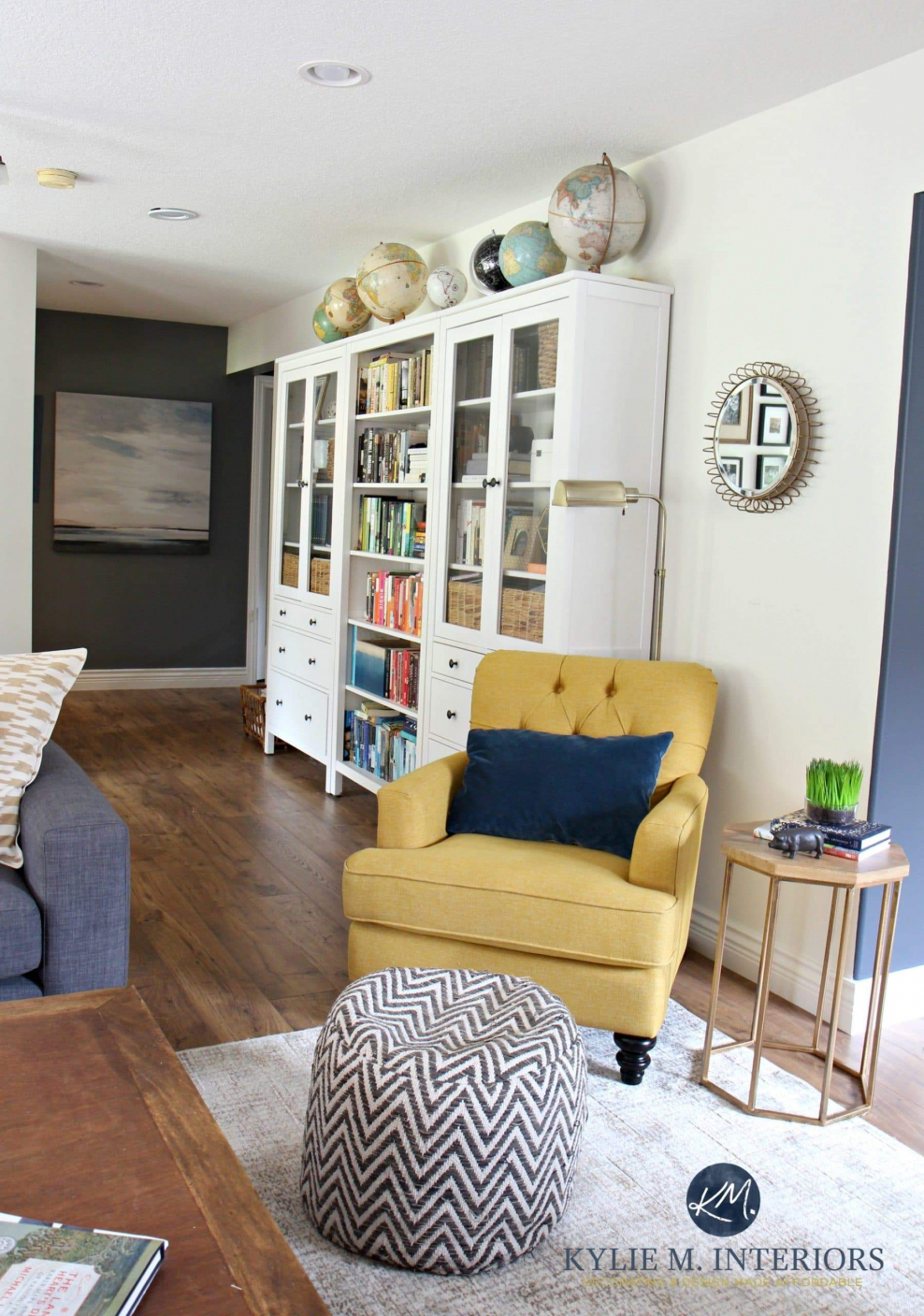 Светлая английская гостиная ikea