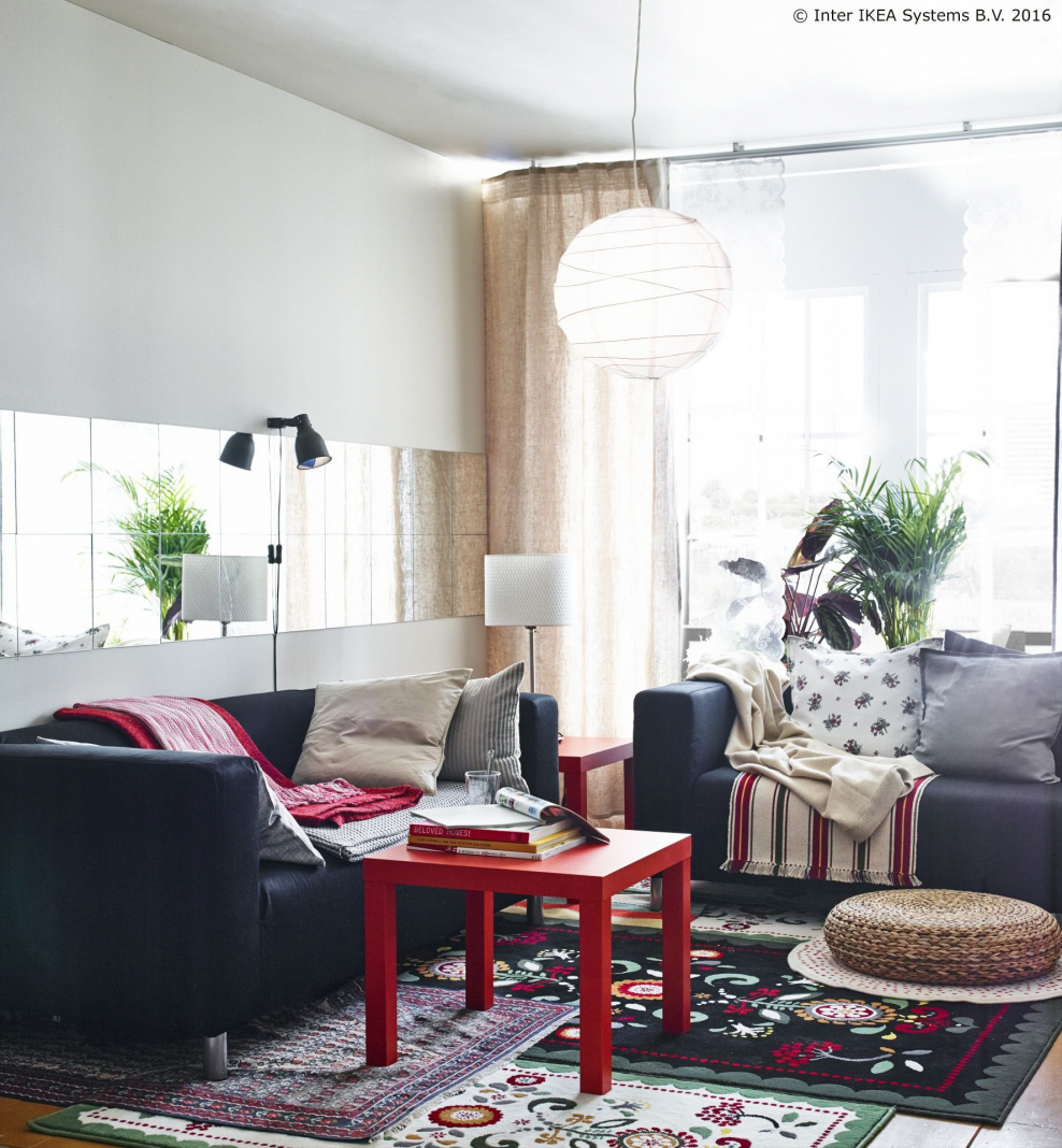 Гостиная икеа в квартире