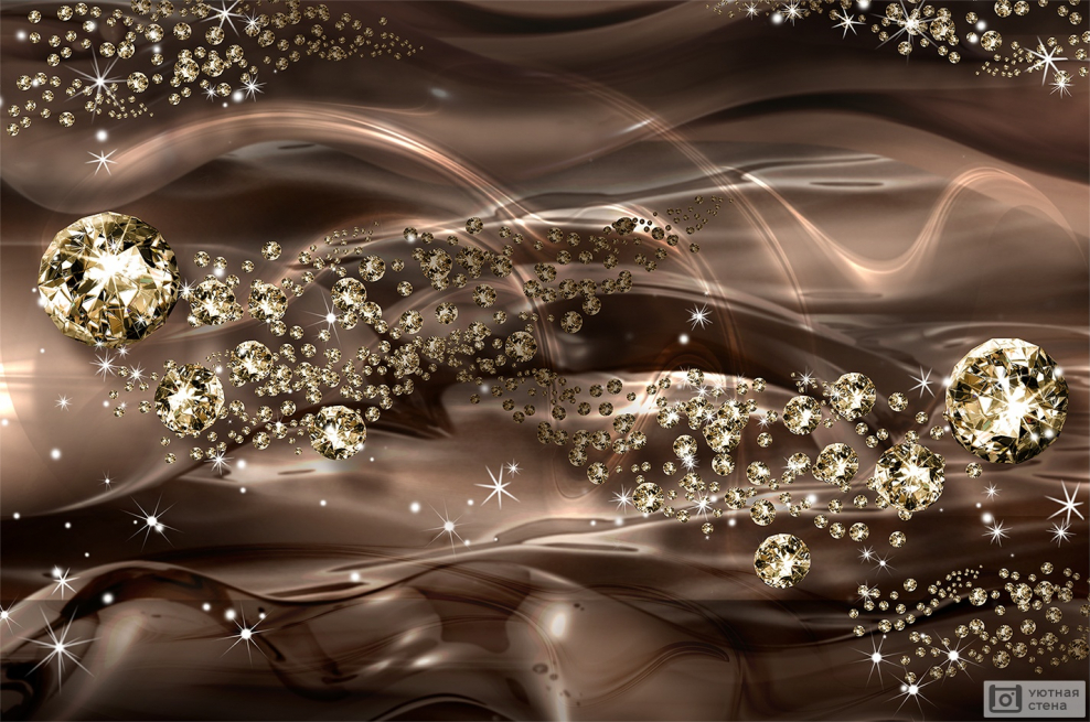 Обои золото