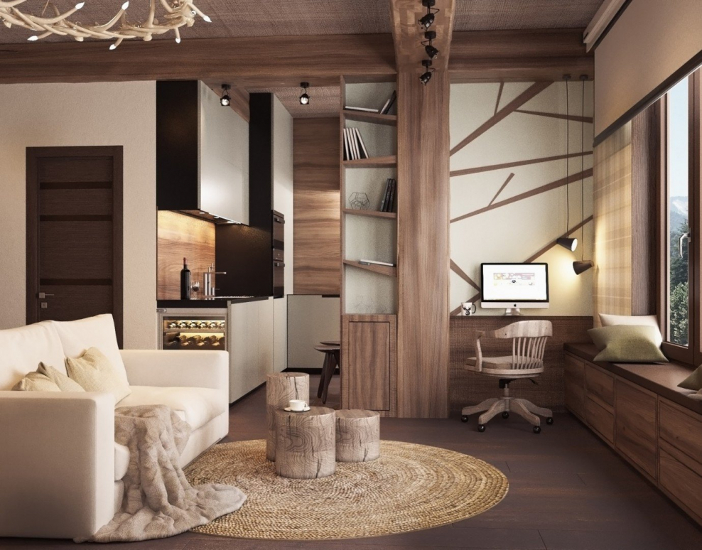 Стиль Шале в квартире хрущевке