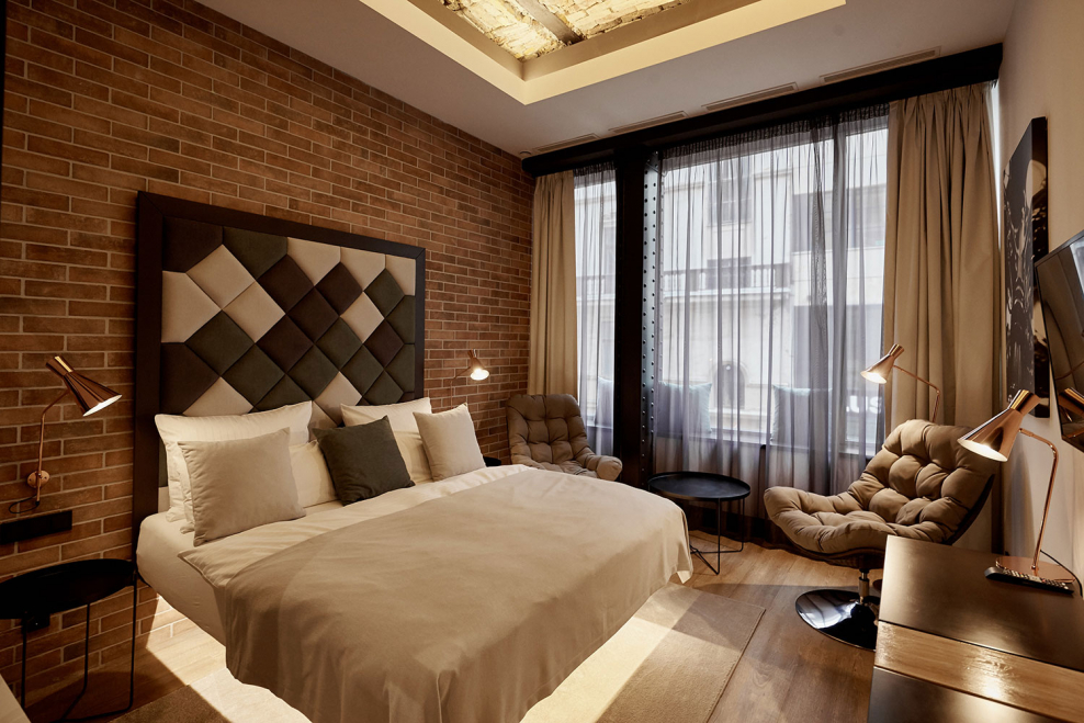 Гостиничный номер в стиле лофт