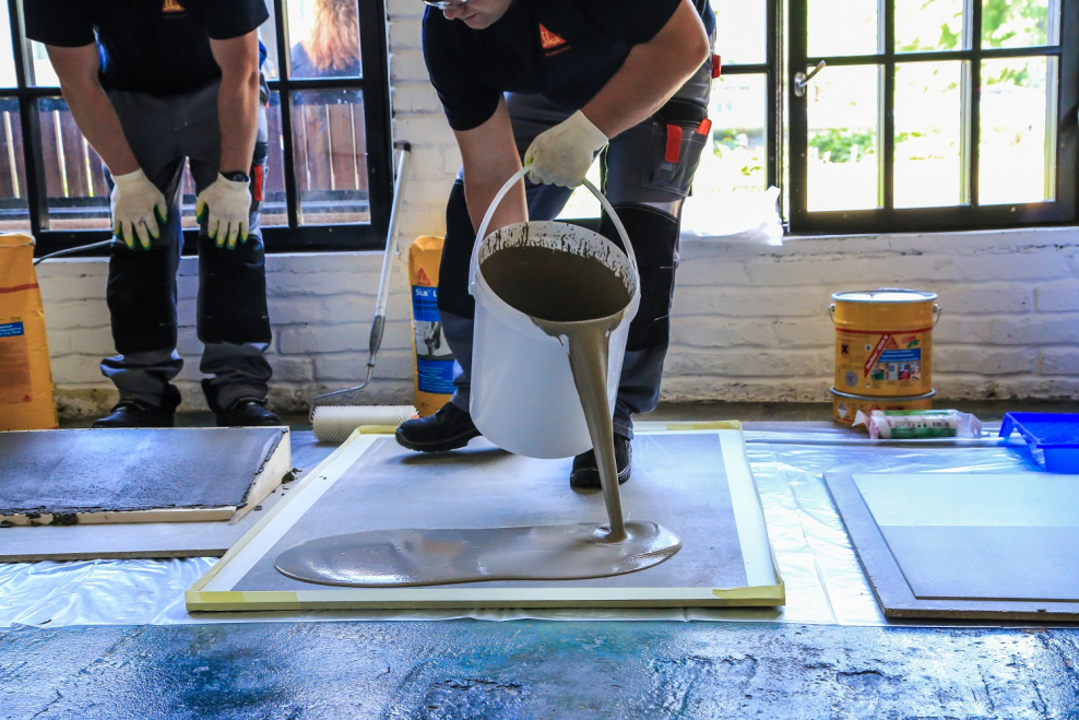 Заливка наливноготпола