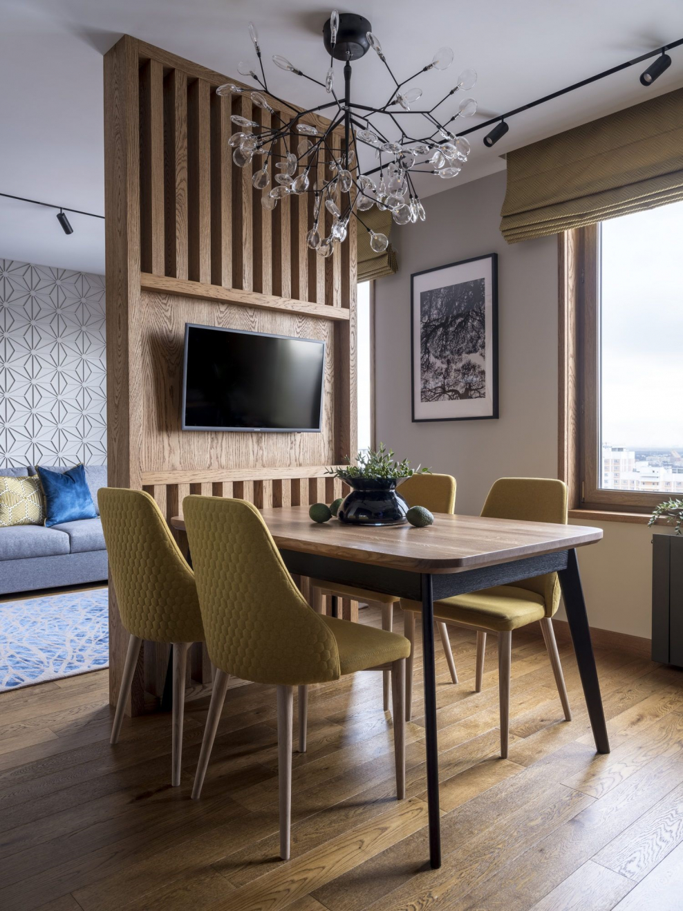 Декор в гостиной в современном