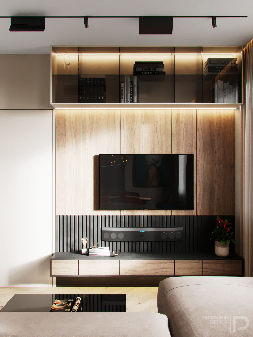 Гостинная в стиле хайтек