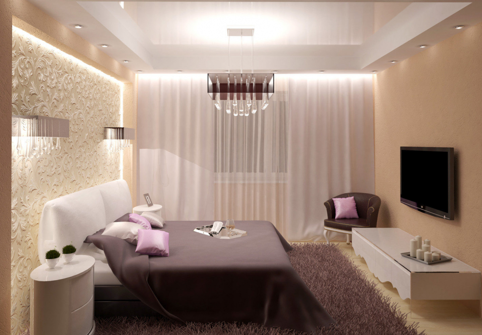 Интерьер спальни в квартире