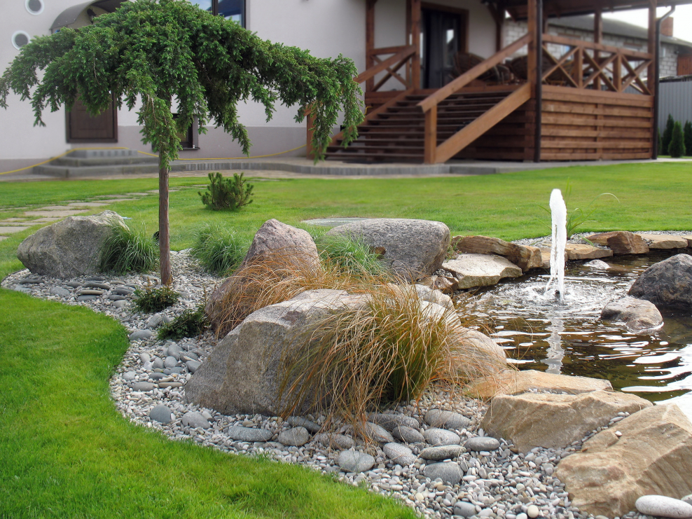 Сухой ручей на альпийской Горке