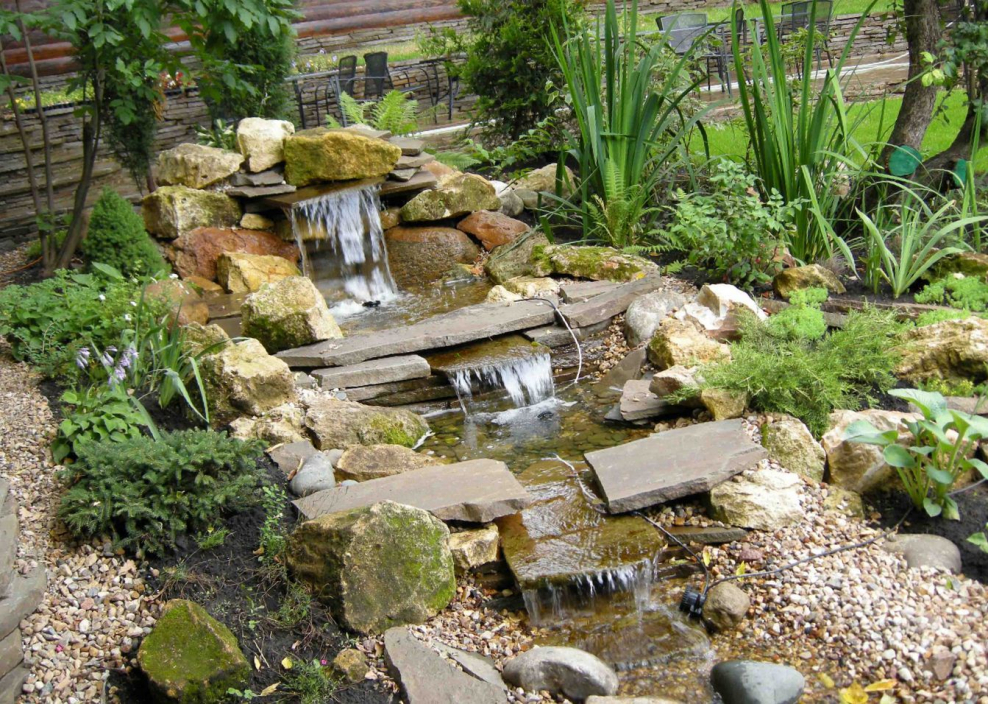 Водный Каскад рокарий