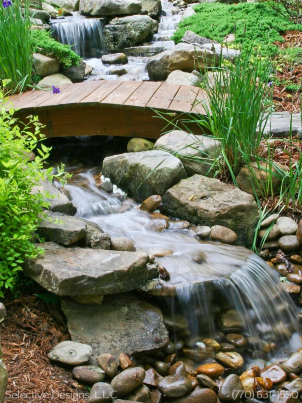 Альпинарий горный ручей