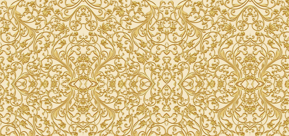 Золотистый фон с узорами