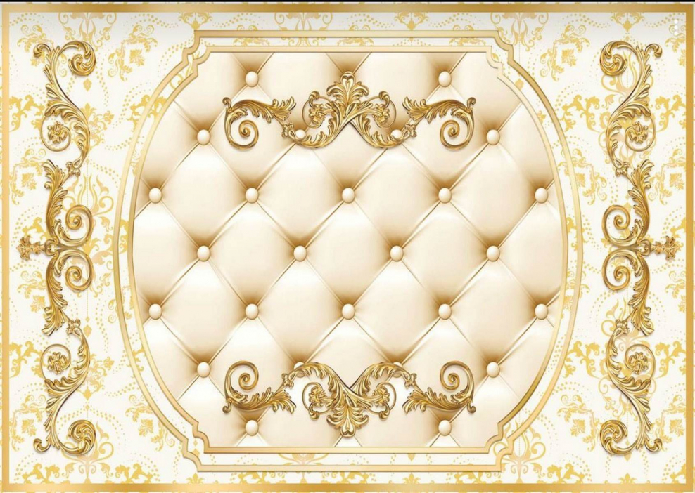 Бежевый с золотом