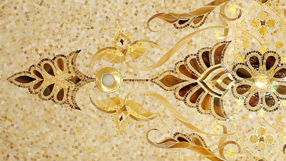 Обои золото