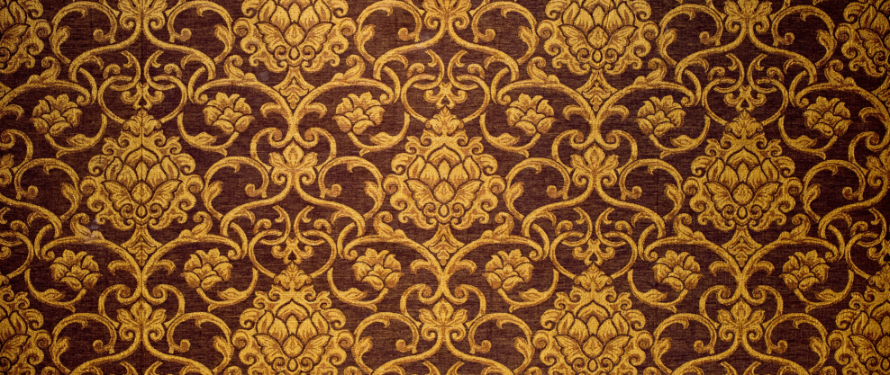 Арабский орнамент коричневый фон