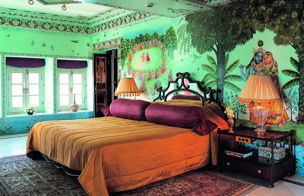 Спальня в индийском стиле