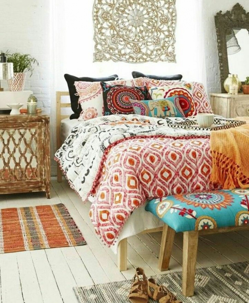 Роспись стен в этно стиле