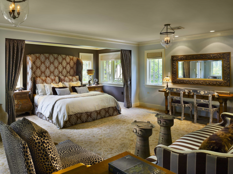 Кровать в африканском стиле