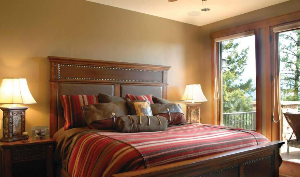 Этнический стиль в интерьере спальни