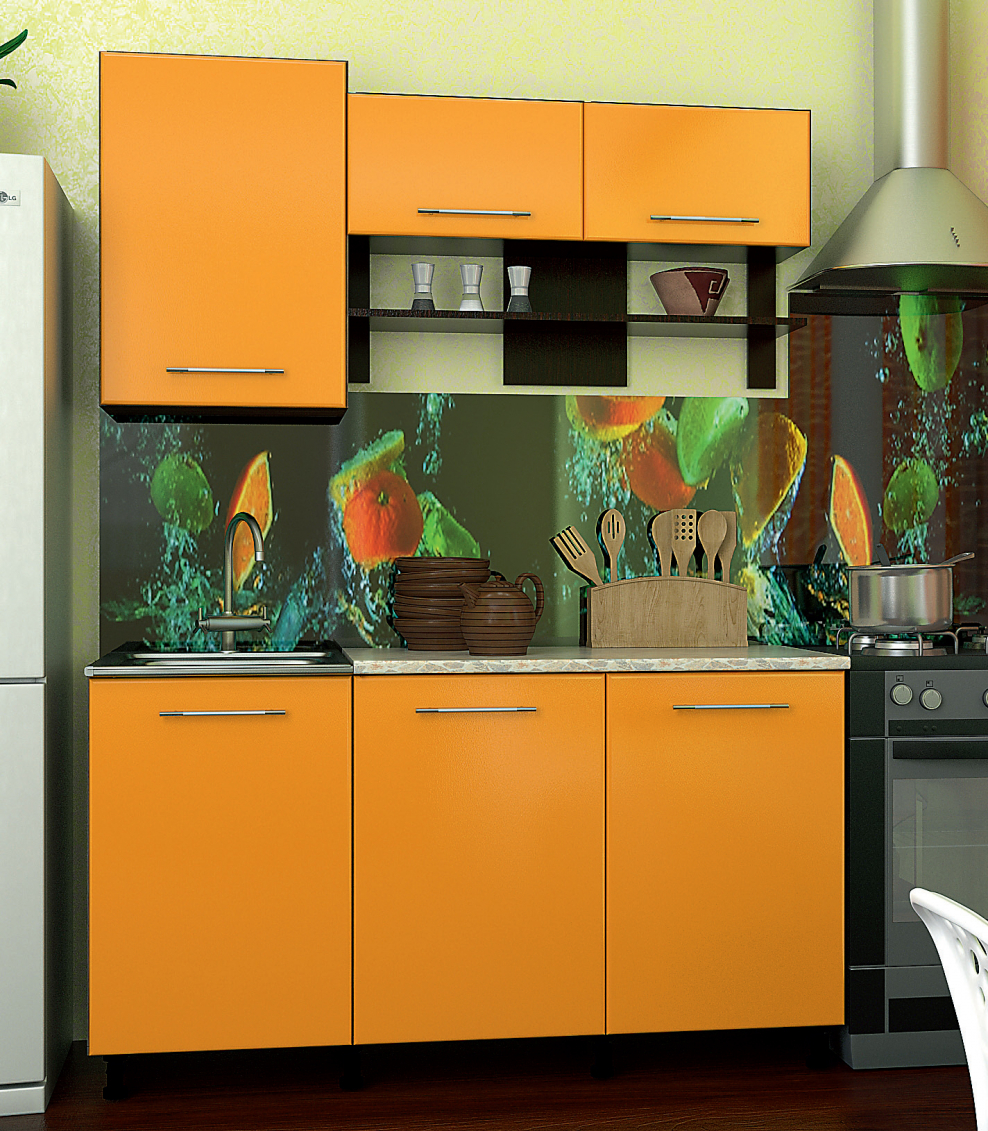 Кухонный гарнитур с изображением