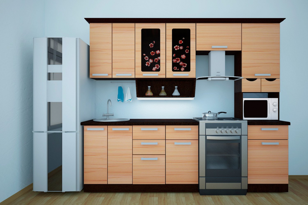 Модульная кухня "Сакура страйп"