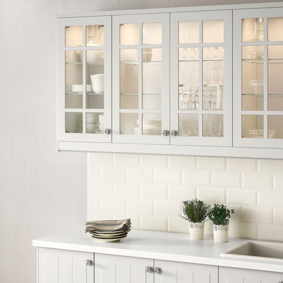 Кухня икеа Стэнсунд белая