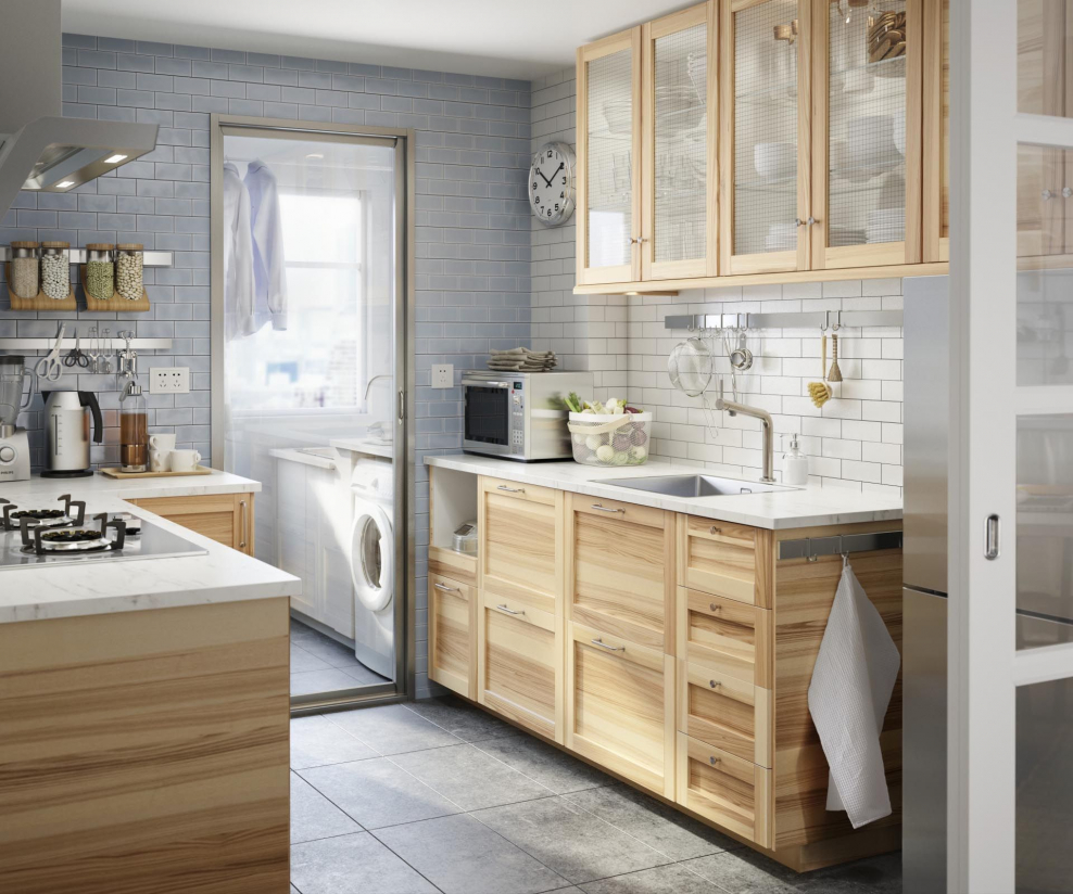 Кухня икеа нержавейка Гревста