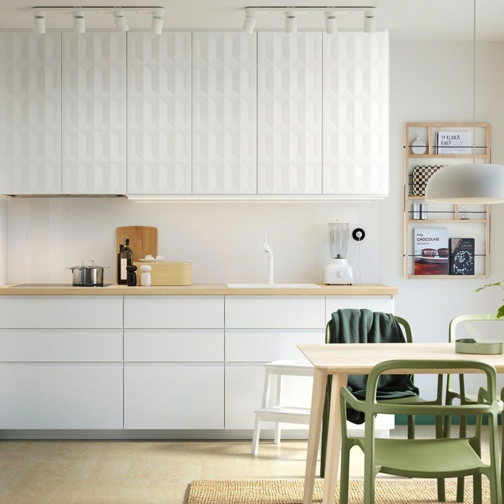 Кухня ikea Будбин белая