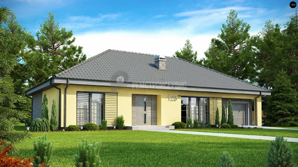 Z500 проекты одноэтажных домов z520