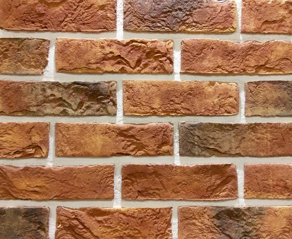 Гипсовая плитка "кирпич ручной формовки" 417