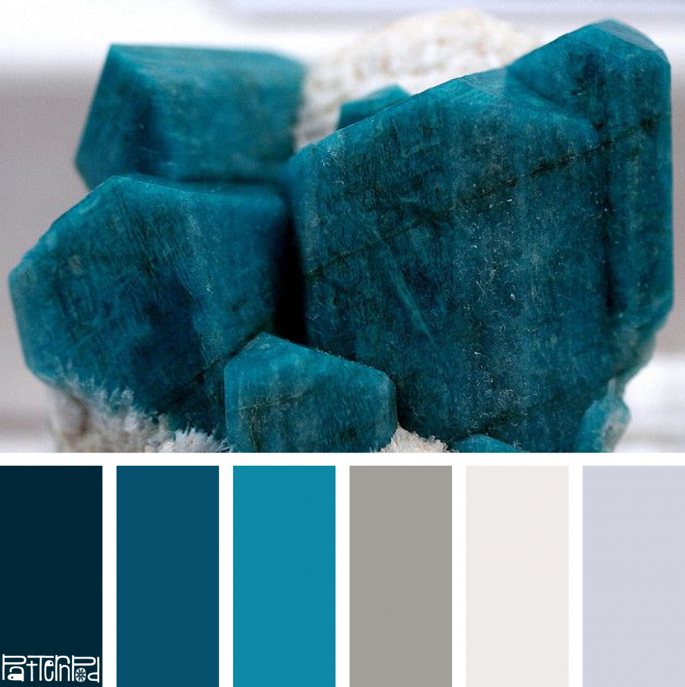 Сочетание с цветом лазурь