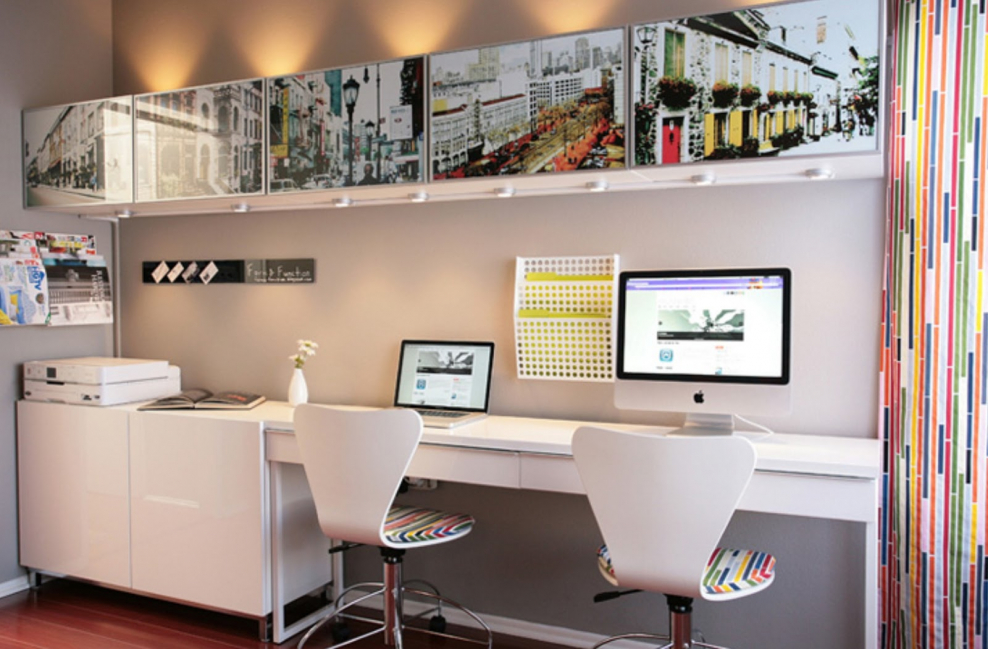 Икеа БЕСТО В интерьере рабочая зона